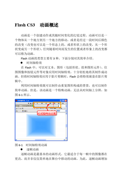 Flash CS3  动画概述