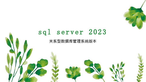 sql server 2023