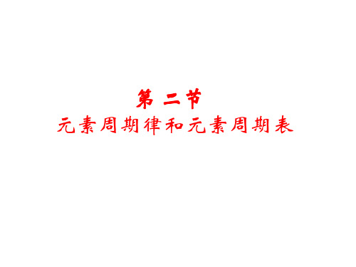 《元素周期律和元素周期表》+课件3