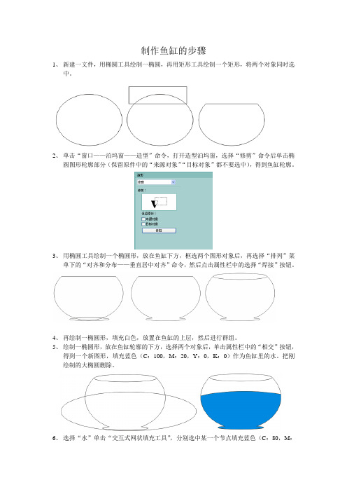 制作鱼缸的步骤