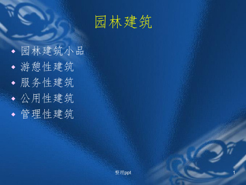 构筑物设计(广场、园路)