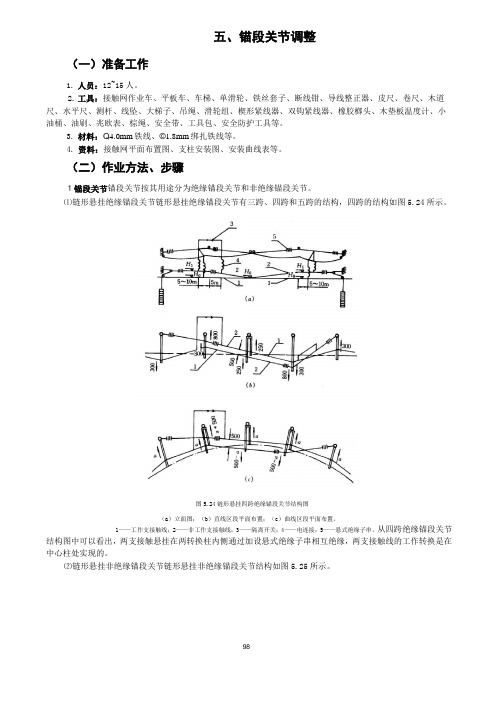 HF五、  锚段关节调整