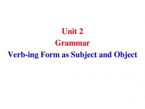 人教版高中英语必修4Unit2__Grammar(共12张PPT)