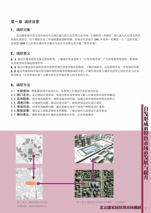 北京潘家园旧货市场调研