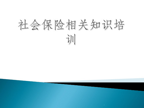 社会保险法培训教材ppt课件