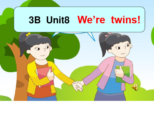 新译林版三年级英语下册unit8 We're twins课件