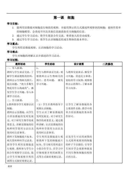 精选青岛版六年级科学下册全册教案.doc