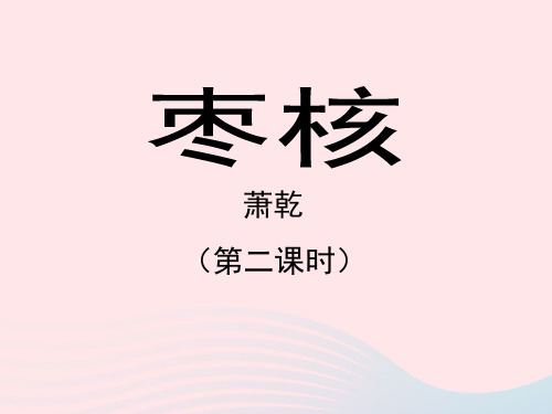 六年级语文上册 《枣核》() 教学 课件