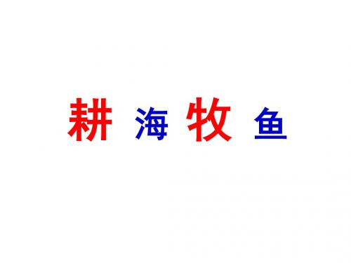 耕海牧渔(2016)