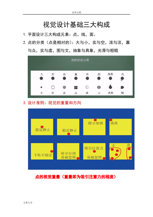 视觉设计三大构成