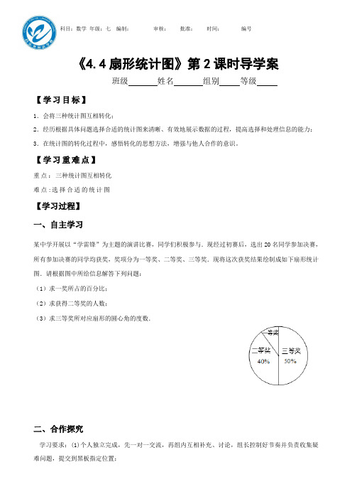 4.4扇形统计图2