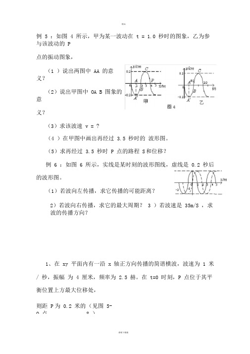 机械波经典题型