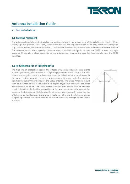 Antenna Installation Guide