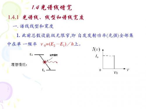 1.4光谱线增宽