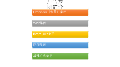 世界5大广告集团简介课件