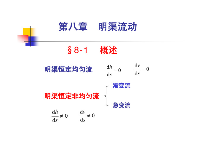 明渠流动