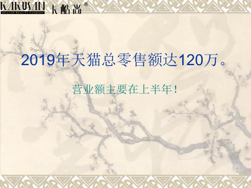 2019年度总结暨2019年淘宝天猫运营计划-PPT课件