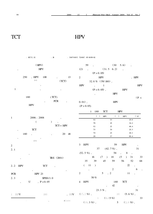 TCT正常的宫颈糜烂患者HPV感染状况分析