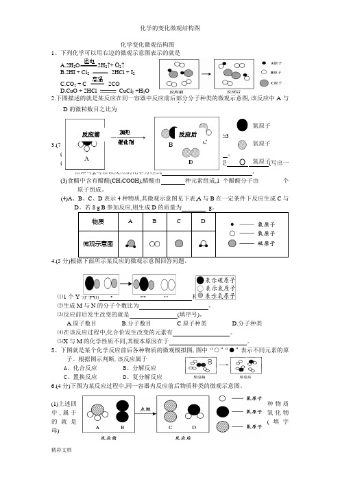 化学的变化微观结构图