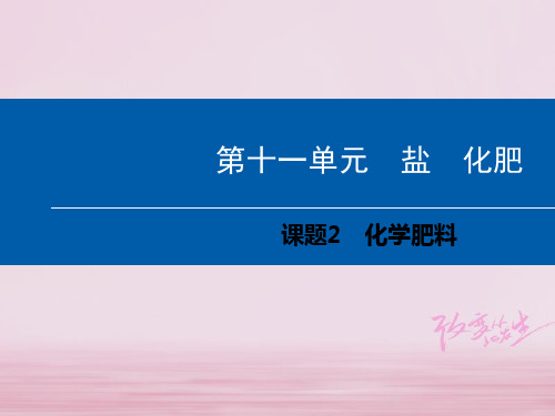 2018年九年级化学下册第11单元盐化肥课题2化学肥料课件新版新人教版20180420312(智能版推荐)