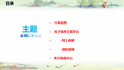 K3Cloud+B2C电商管理产品解决方案