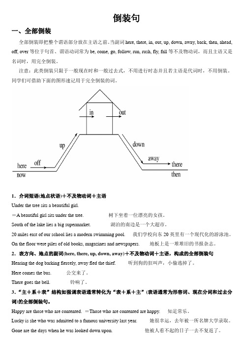 高中英语语法倒装句讲解