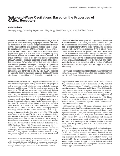 Spike-and-Wave Oscillations Based on the Properties of