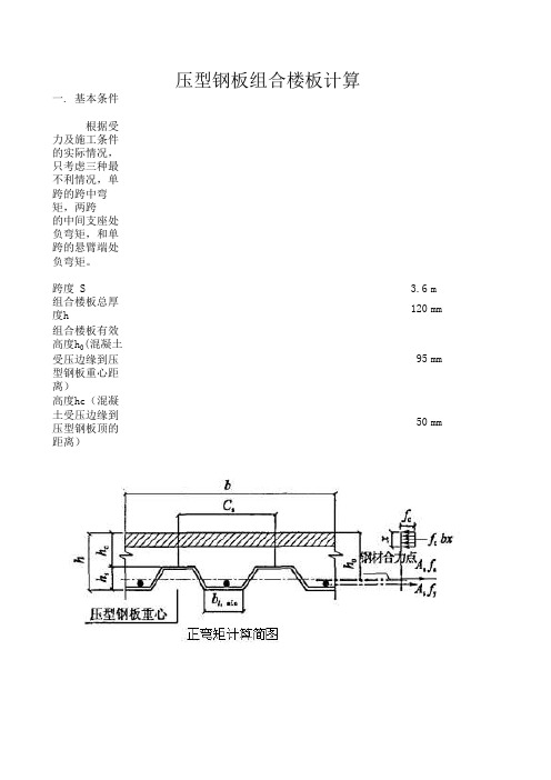 压型钢板组合楼板计算知识分享