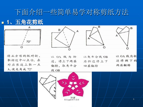 剪纸技法PPT课件