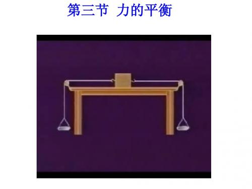 二力平衡