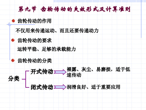 机械设计 齿轮传动