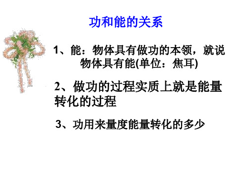 九年级科学功和能的关系(201911新)