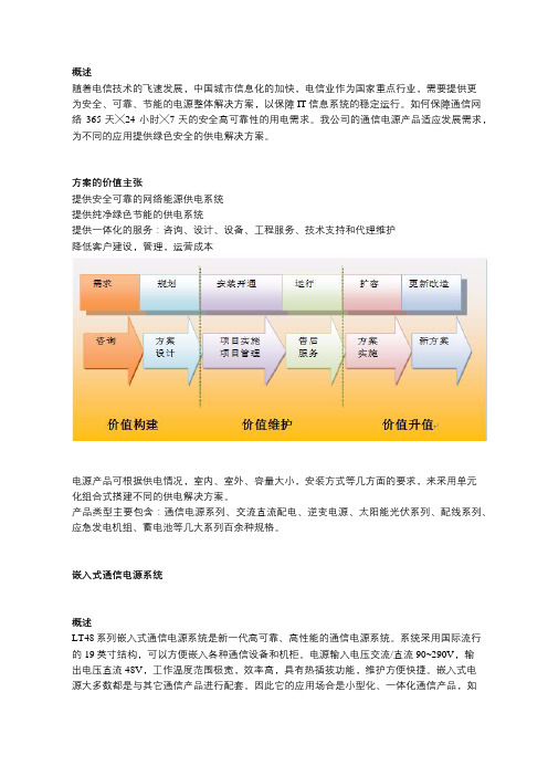 通信电源解决方案