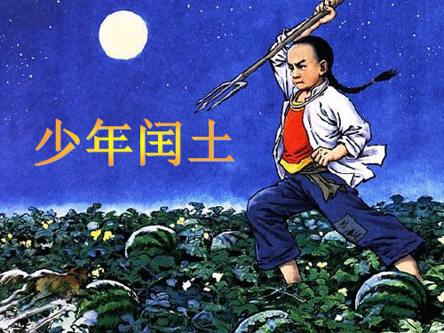 部编六年级上人教《17 少年闰土》吴娟PPT课件 一等奖新名师优质课获奖比赛公开免费下载