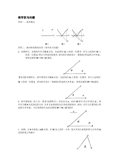 将军饮马问题(讲)