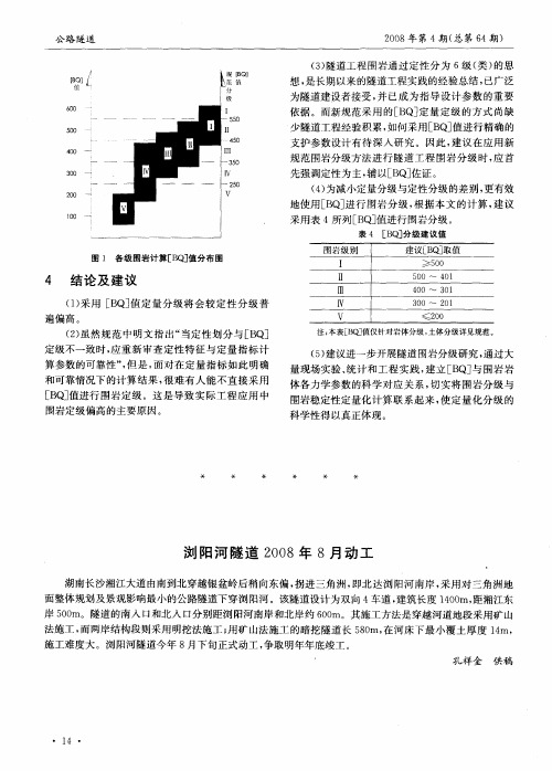 浏阳河隧道2008年8月动工