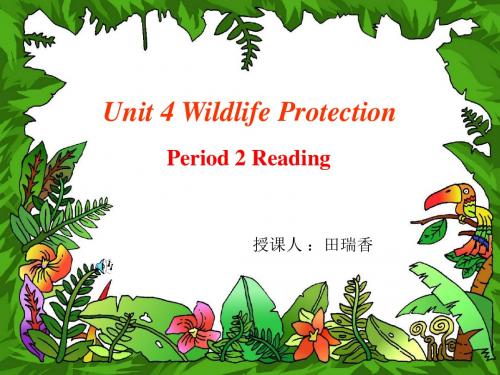 高一英语Book2_Wildlife_Protection课件(1)