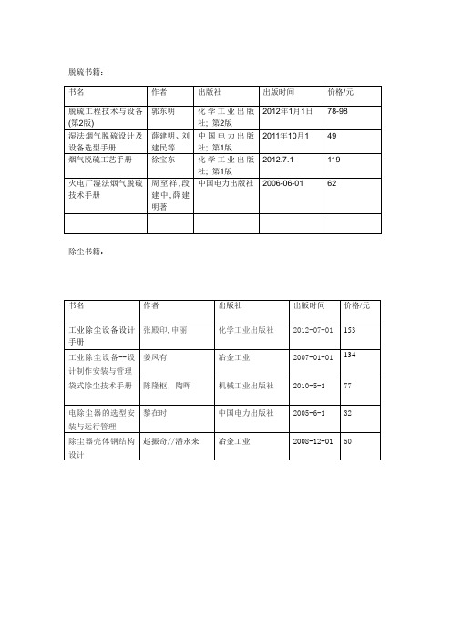 除尘脱硫书籍(修)