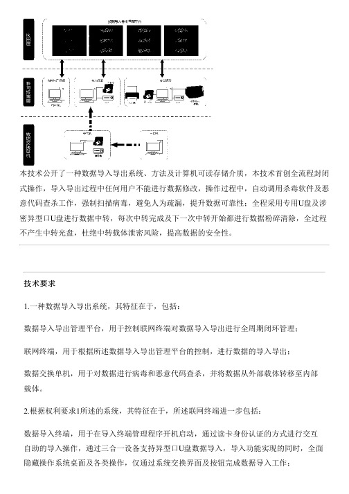 数据导入导出系统、方法及存储介质与相关技术