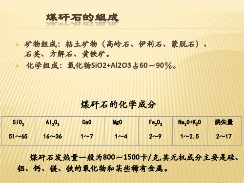 煤矸石提取氧化铝