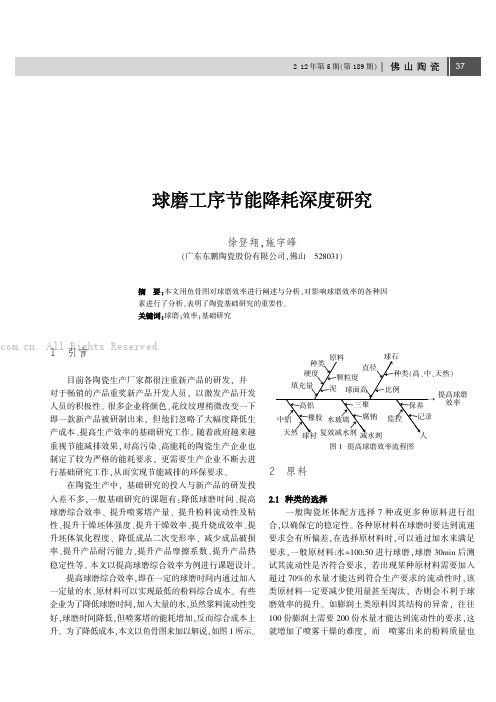 球磨工序节能降耗深度研究