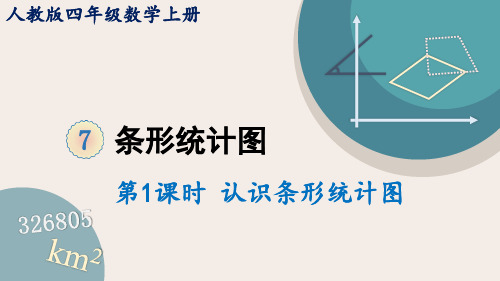 人教版小学数学四年级上册第七单元《条形统计图》教学课件