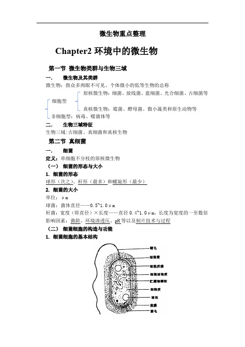 环境微生物学重点