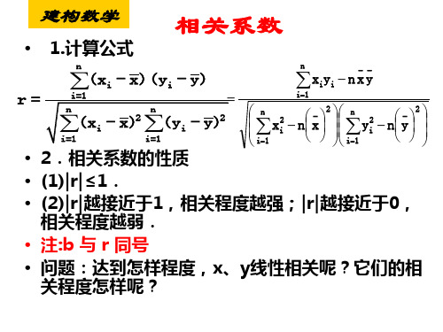 相关系数