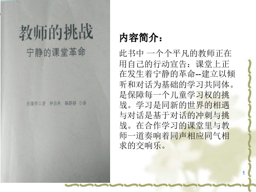 教师的挑战ppt课件