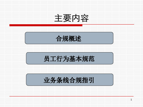 证券公司合规管理培训PPT幻灯片