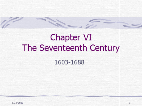 The Seventeenth Century