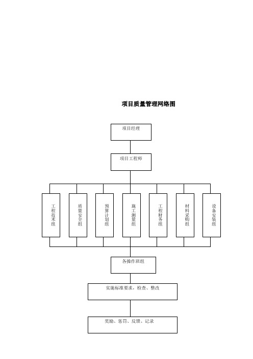 项目质量管理网络图