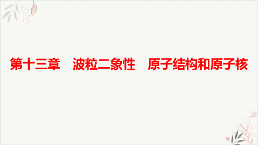 2021届新高考物理一轮复习PPT教学课件13.2原子和原子核