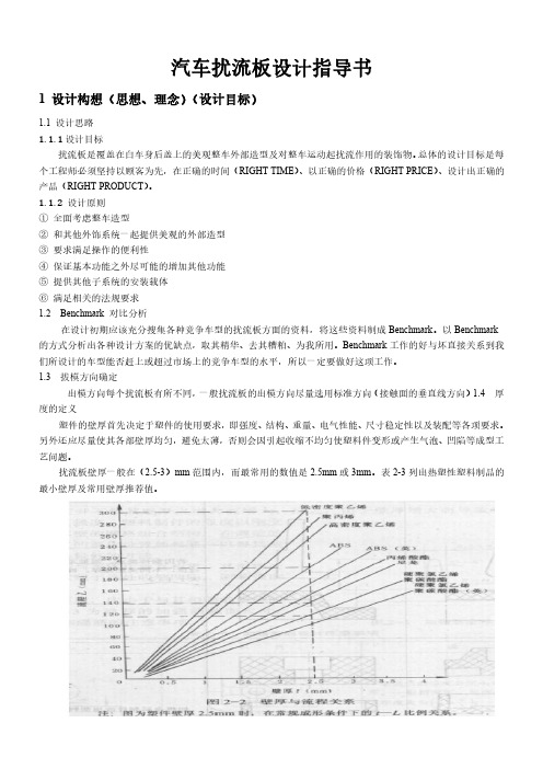 汽车扰流板设计指导书